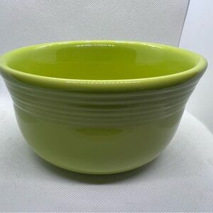 Fiestaware Gusto Bowl, post 86 retired color lemongrass